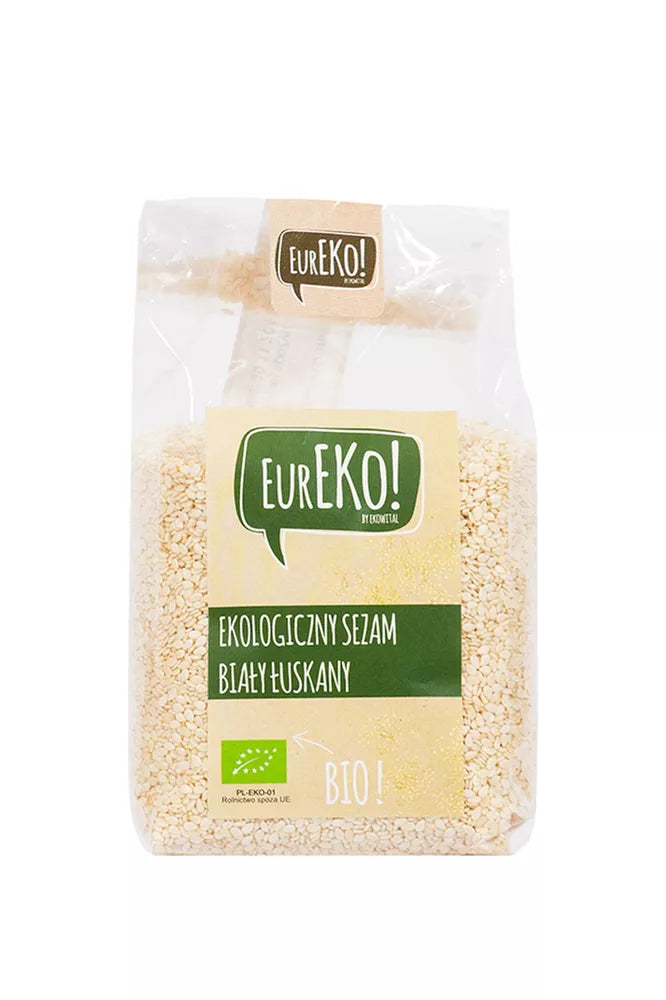 EUREKO Sezam biały łuskany 250 g - BIO