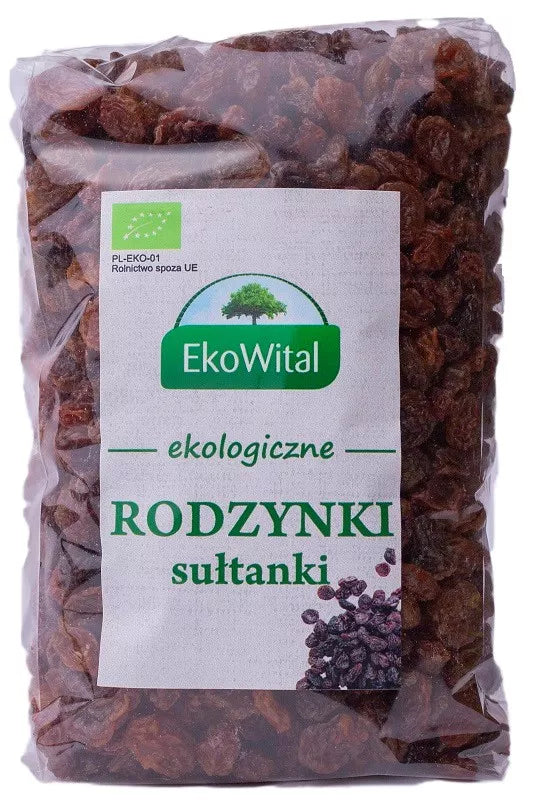 EKOWITAL Rodzynki sułtanki (500 g) - BIO