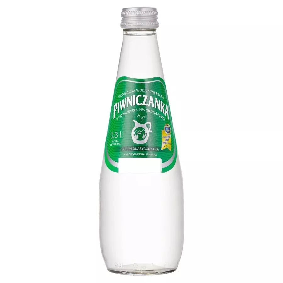 PIWNICZANKA Naturalna woda mineralna średnionasycona CO2 0,3l