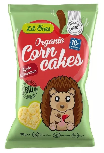 MCLLOYDS (LIL ONES) Chrupki kukurydziane jabłko-cynamon od 10 mies. bezglutenowe (30g) - BIO