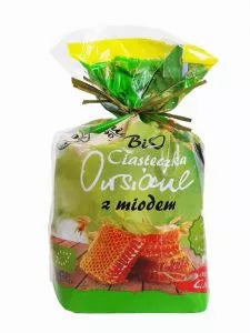 ANIA Ciasteczka owsiane bez cukru, z miodem (150g) - BIO