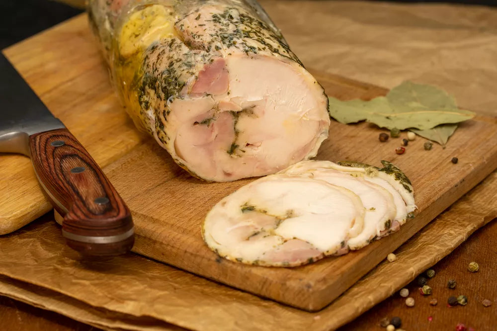 *JANÓW Galantyna drobiowa na wagę (100g)