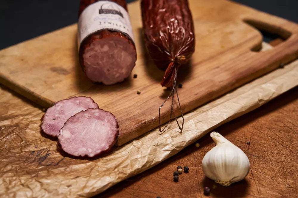 *JANÓW Kiełbasa żywiecka na wagę (200g)