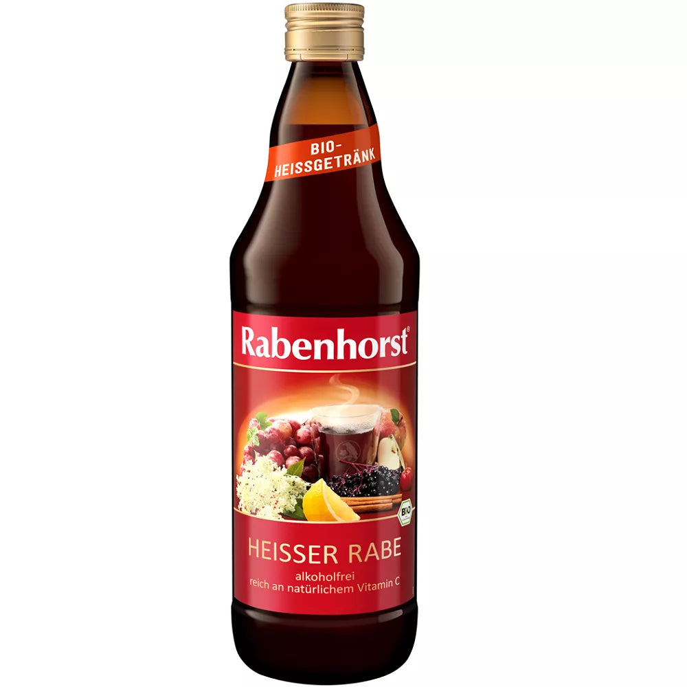 RABENHORST Grzaniec bezalkoholowy jabłko - czarny bez - miód- przyprawy 750 ml - BIO