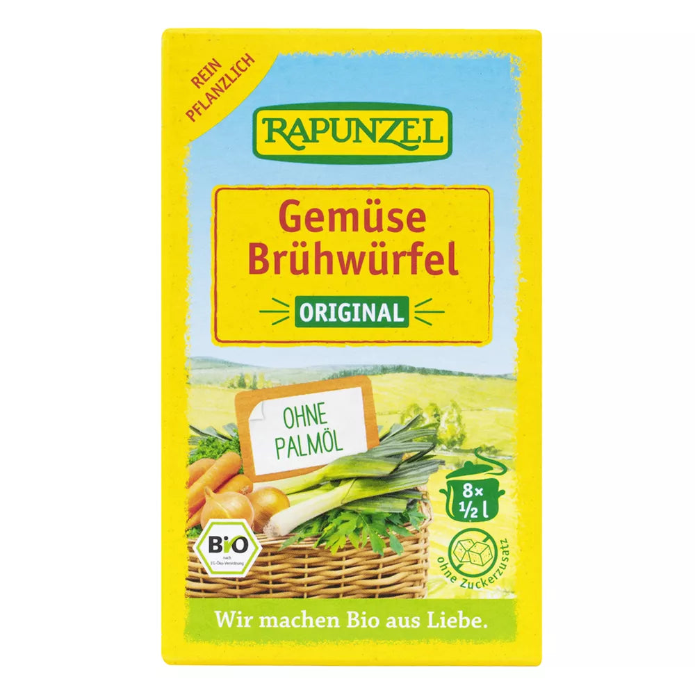 RAPUNZEL Bulion - kostki warzywne rosołowe (8 x 10,5g) - BIO