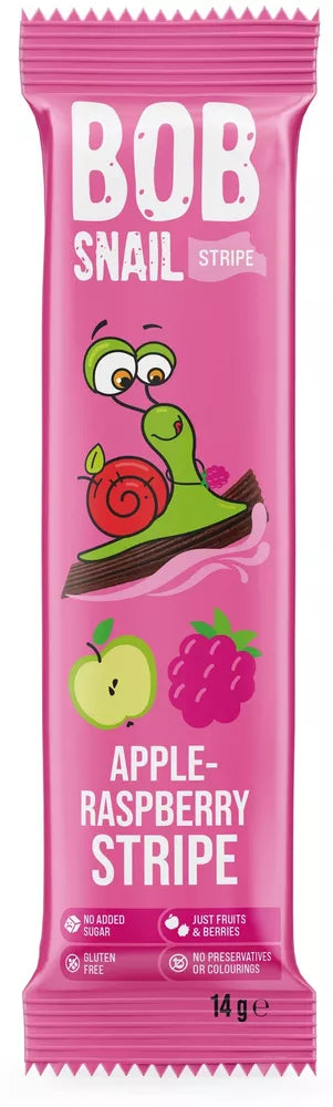 BOB SNAIL Przekąska jabłkowo-malinowa (14g)