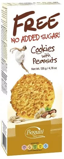 BOGUTTI Ciasteczka z orzeszkami arachidowymi bez cukru (135g)