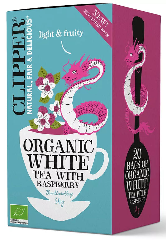 CLIPPER Herbata biała pomarańczowa (20 x 1,7 g) (34 g) - BIO