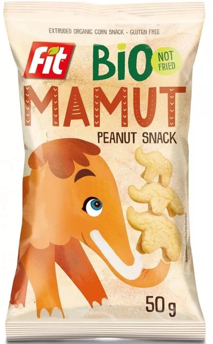 BIO MAMUT Chrupki kukurydziane o smaku orzechowym bezglutenowe (50 g) - BIO
