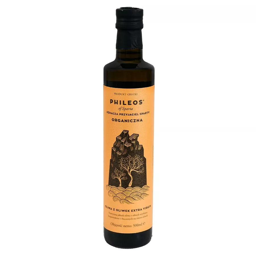 PHILEOS OF SPARTA Oliwa extra virgin (szklana butelka) (500ml) - BIO