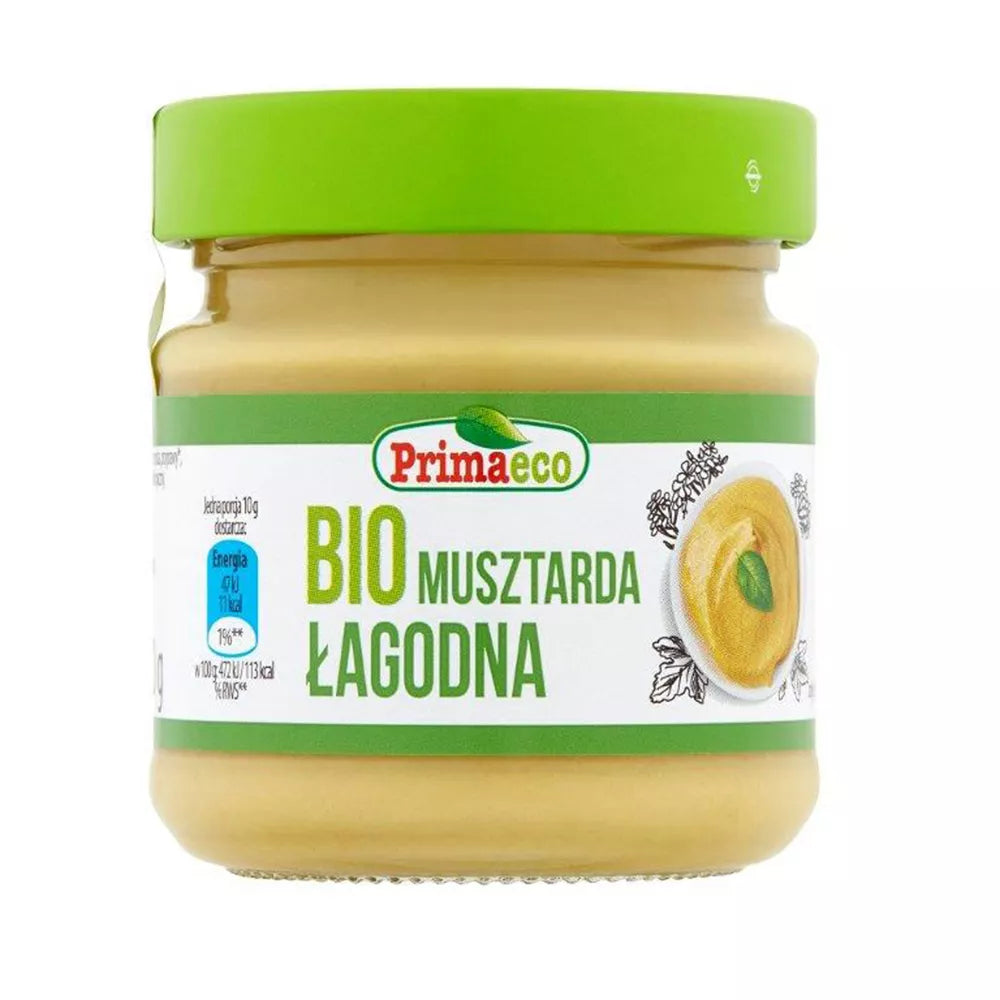 PRIMAVIKA Musztarda łagodna (190g) - BIO