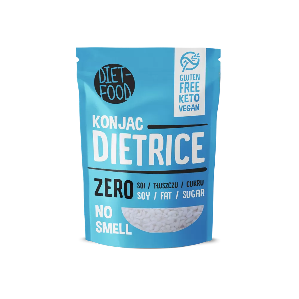 DIET-FOOD Makaron shirataki rice bezglutenowy (Konjac Noodles) (200g)
