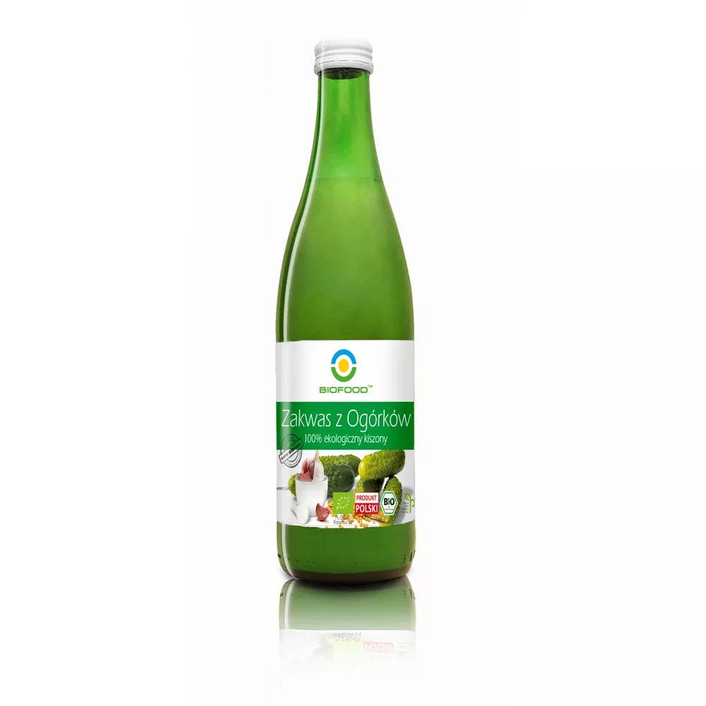 BIOFOOD Zakwas z ogórków kiszonych bezglutenowy (500 ml) - BIO