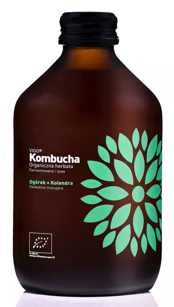 VIGO Kombucha Ogórek + Kolendra (330 ml) - BIO