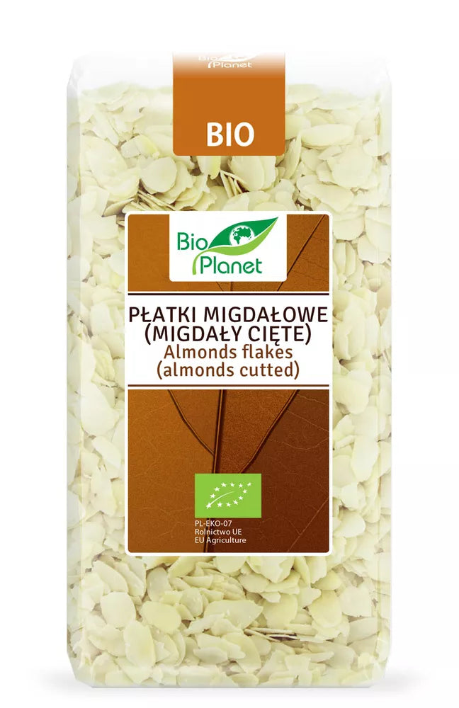 BIO PLANET Płatki migdałowe (migdały cięte) (300 g) - BIO