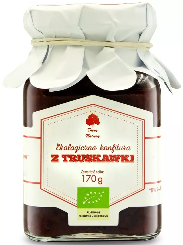 DARY NATURY Konfitura z truskawki (170 g) - BIO