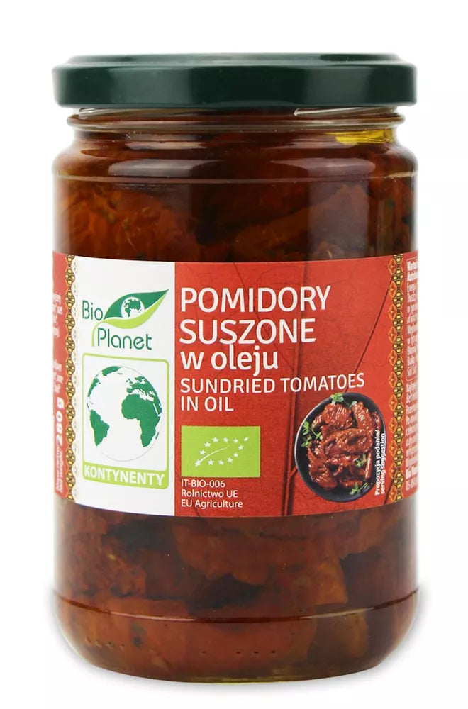BIO PLANET Pomidory ekologiczne suszone w oleju (280 g) - BIO