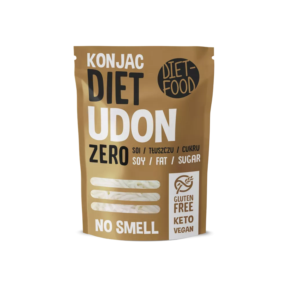 DIET-FOOD Makaron shirataki udon bezglutenowy (Konjac Noodles) (200g)