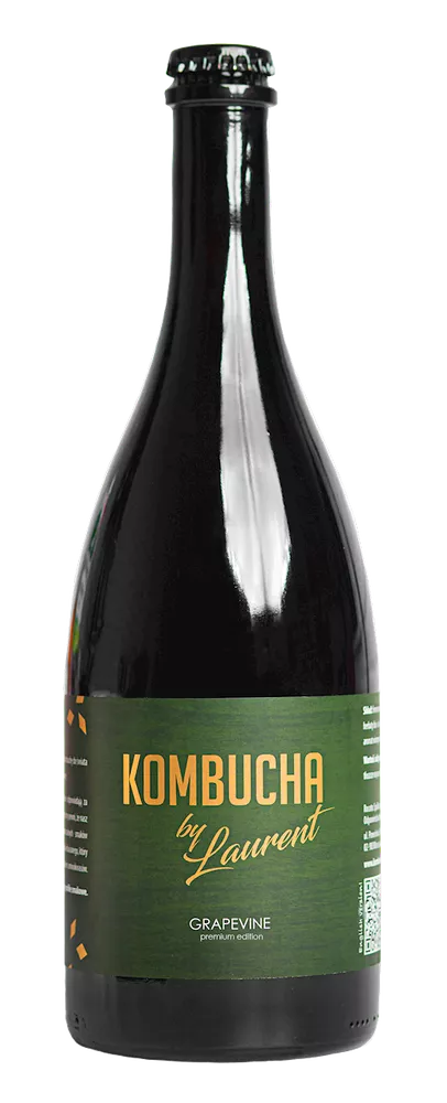 KOMBUCHA BY LAURENT (PREMIUM) Kombucha grapevine (750 ml) - BIO