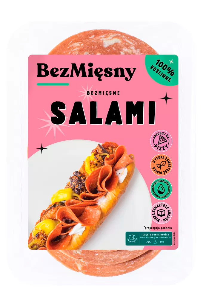 *BEZMIĘSNY Wegańskie salami (100 g)
