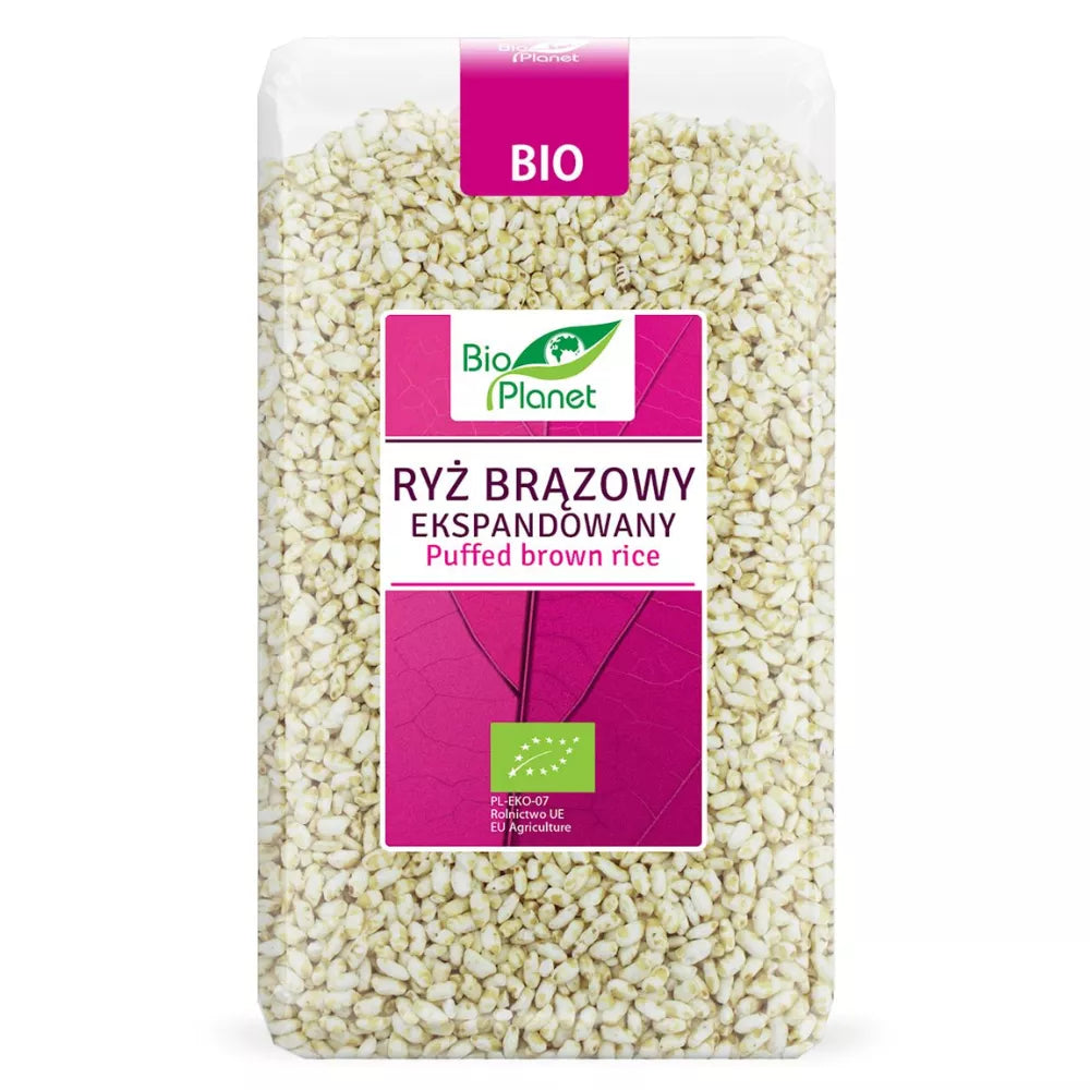 BIO PLANET Ryż brązowy ekspandowany, ekologiczny (150g) - BIO