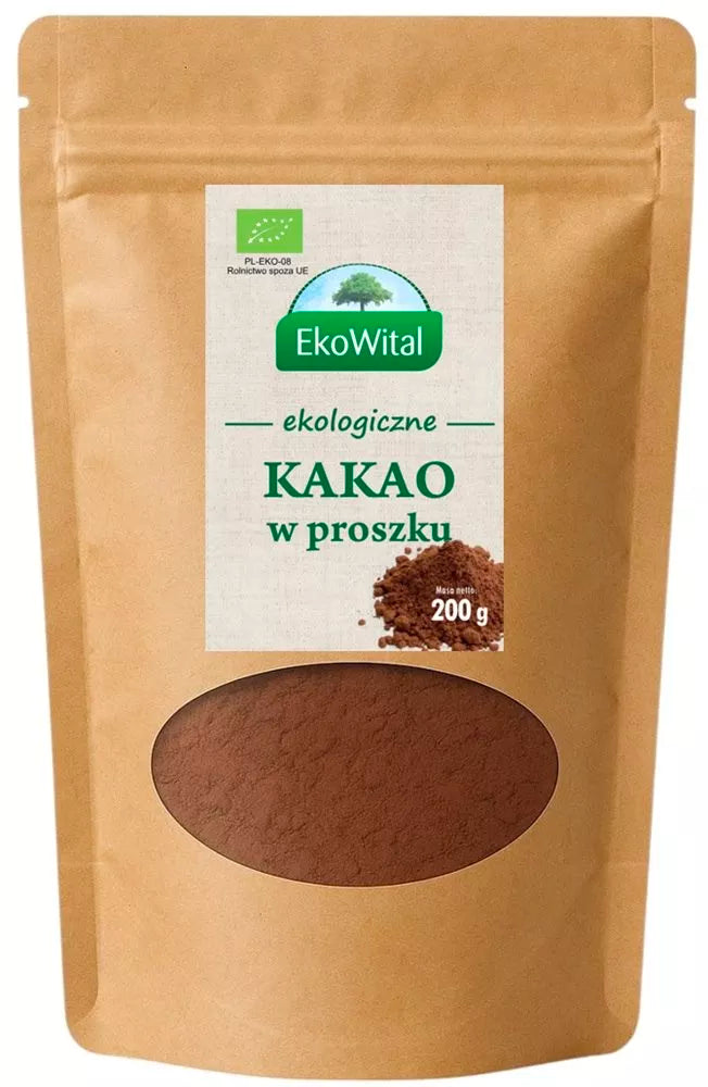 EKOWITAL Kakao w proszku (200 g) - BIO