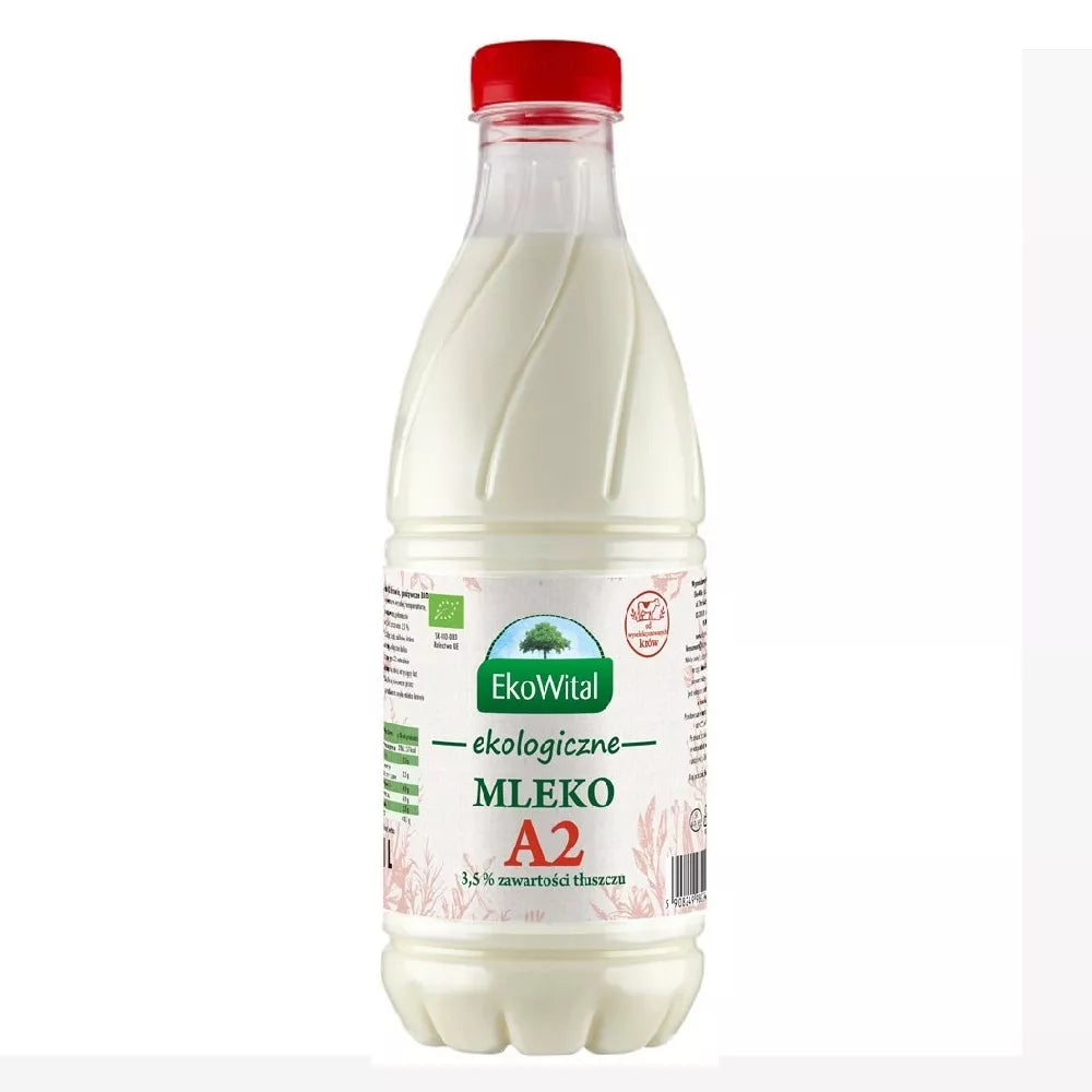 *EKOWITAL Mleko A2 3,5% tłuszczu (1l) - BIO