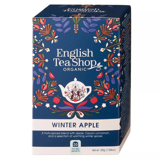 ENGLISH TEA SHOP Herbata świąteczna czarna z imbirem i żurawiną (30g) - BIO (Boże Narodzenie)