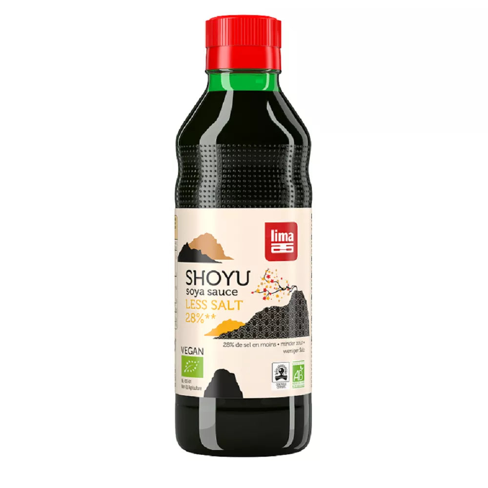 LIMA Sos sojowy shoyu 28% mniej soli (250 ml) - BIO