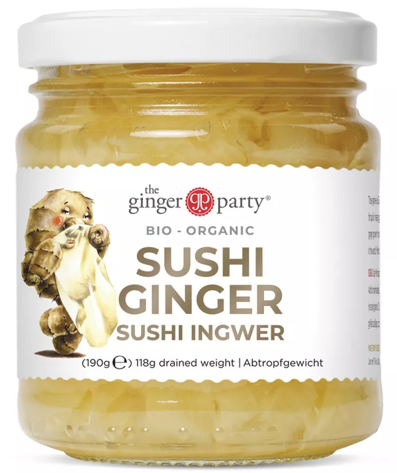 GINGER PEOPLE Imbir marynowany do sushi (190 g) - BIO