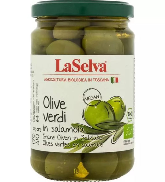 LA SELVA Oliwki czarne w zalewie (310g) - BIO