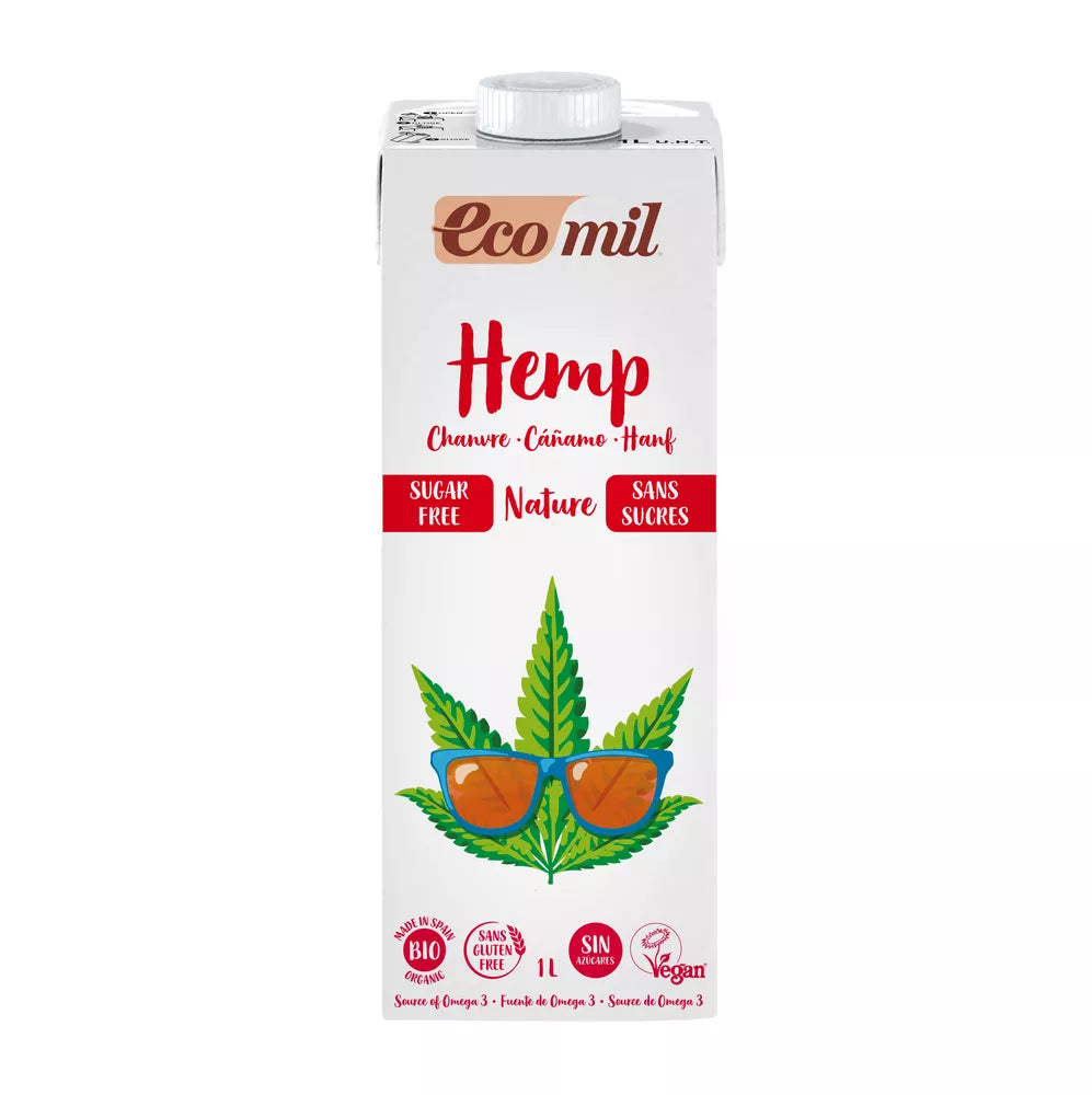 ECOMIL Napój z konopii bez cukru (1l) - BIO