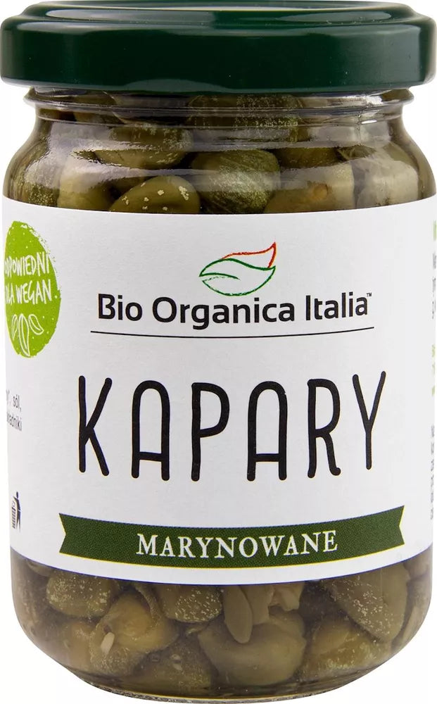 Bio Organica Italia Kapary marynowane bio (słoik) (90g) 140g
