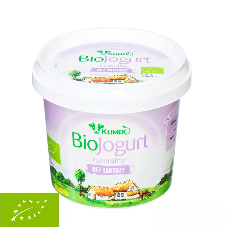*KLIMEKO Jogurt naturalny 2% tł. bez laktozy (330g) - BIO