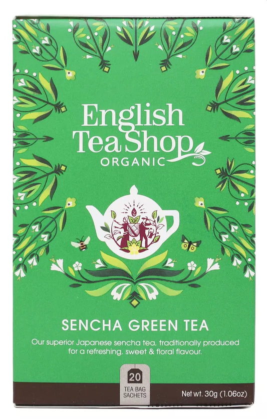 ENGLISH TEA SHOP Herbata zielona jaśminowa (20x2g) - BIO