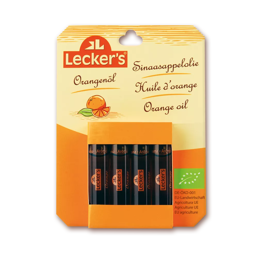 LECKERS Aromat pomarańczowy (4 x 2ml) - BIO
