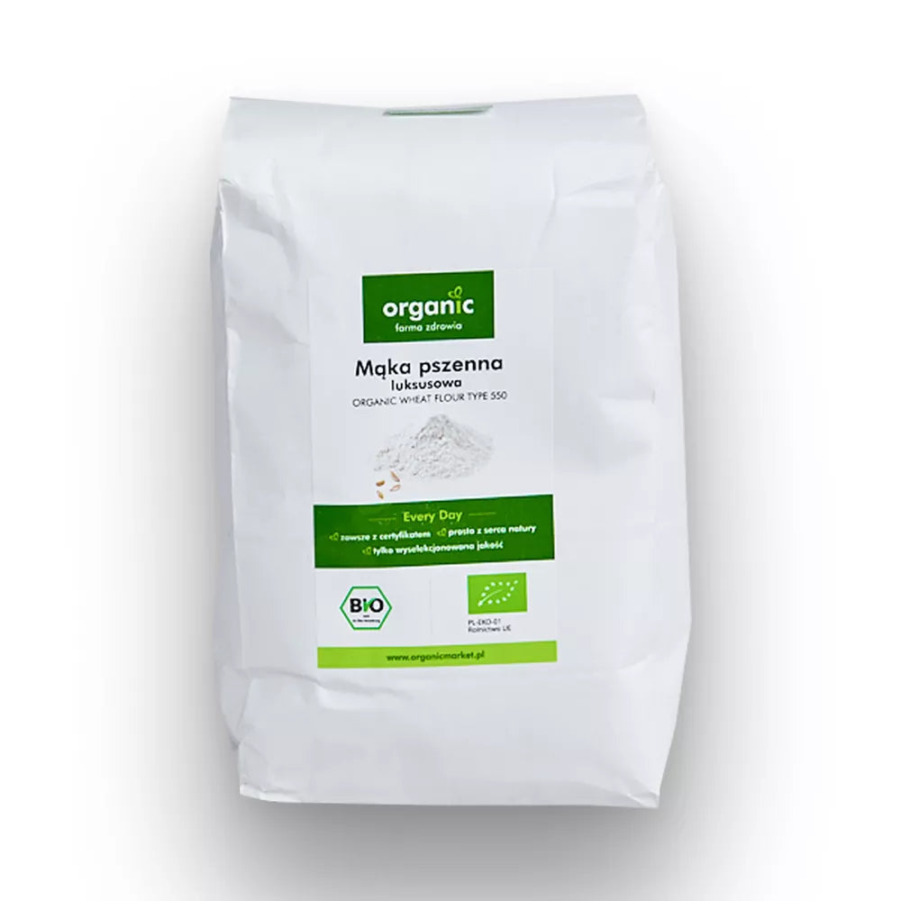 ORGANIC Mąka pszenna luksusowa, ekologiczna, typ 500 (1kg) - BIO