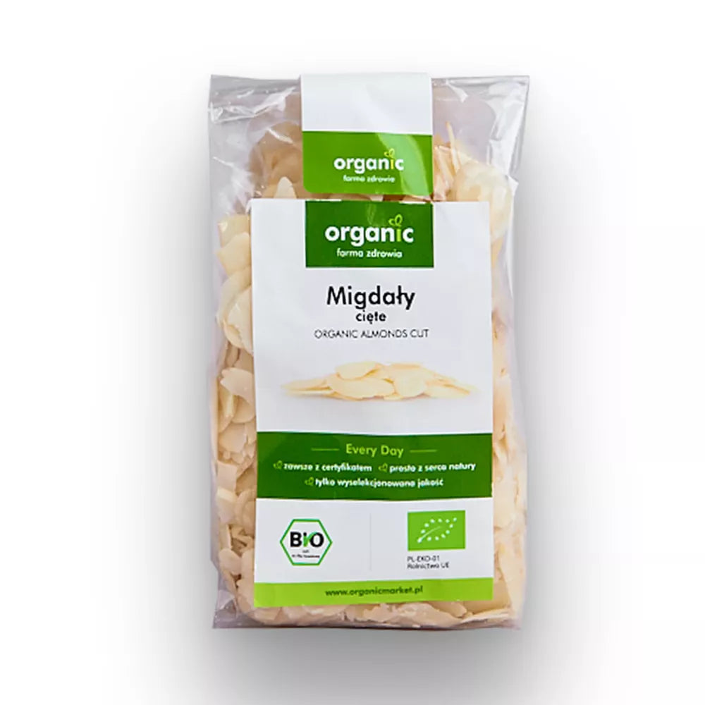 ORGANIC Migdały cięte ekologiczne (płatki migdałowe) (150g) - BIO