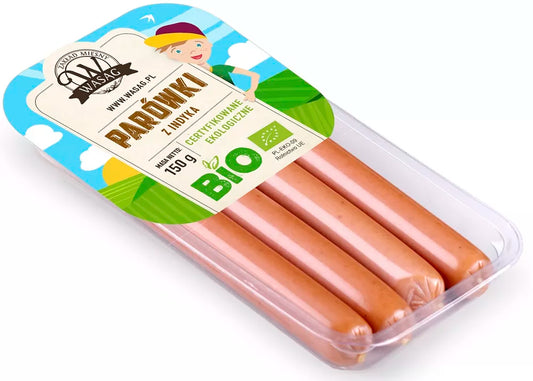 *WASĄG Parówki wieprzowe (320g) - BIO (f)