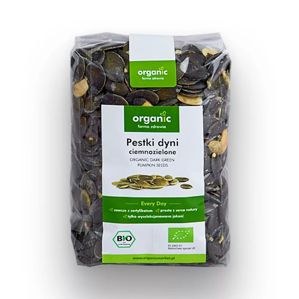 ORGANIC Pestki dyni ciemnozielone ekologiczne (350g) - BIO