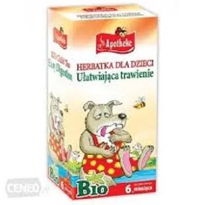 APOTHEKE Herbatka dla dzieci ułatwiająca trawienie (20 x 15g) - BIO