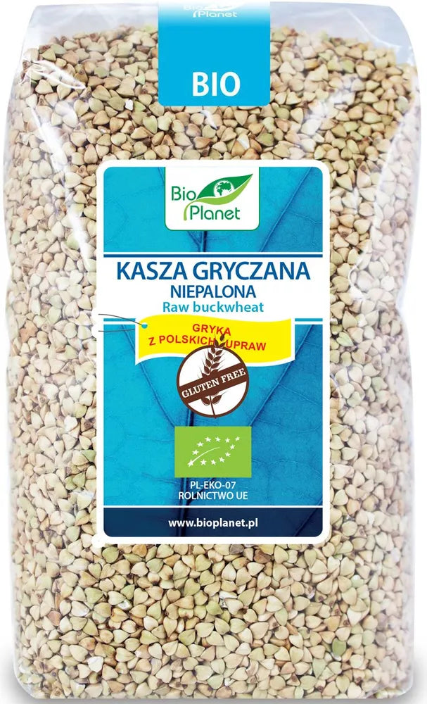 BIO PLANET Kasza gryczana niepalona (1kg) - BIO
