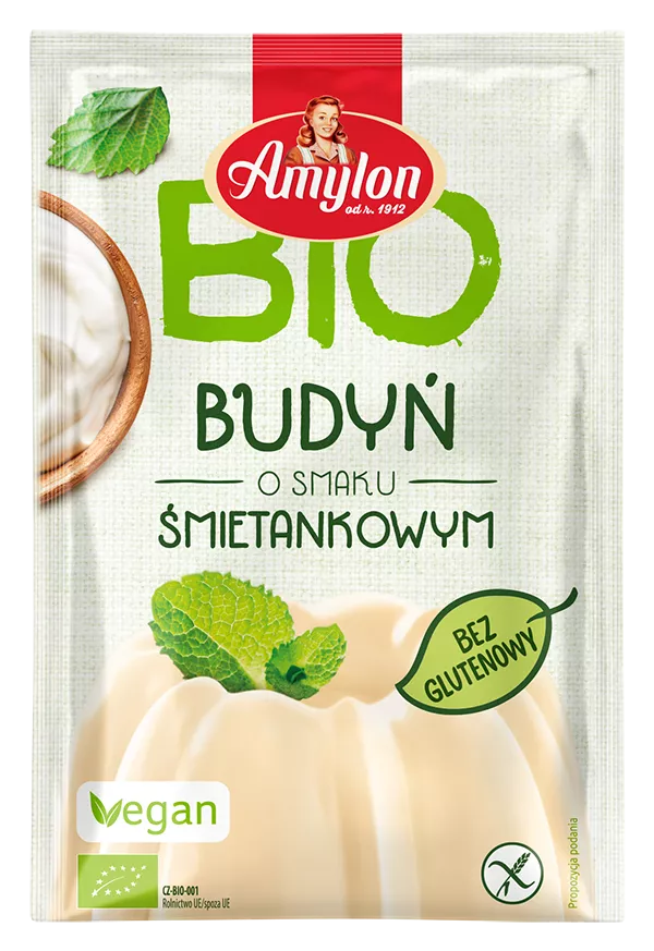 AMYLON Budyń śmietankowy bezglutenowy BIO (40g)