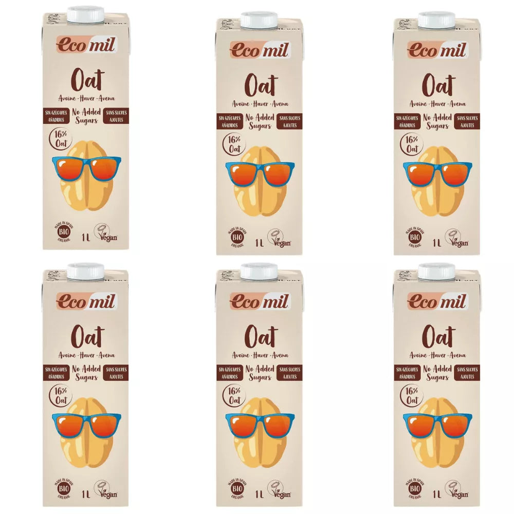 ECOMIL 6x Napój owsiany ekologiczny (1l) - BIO (zbiorcze)