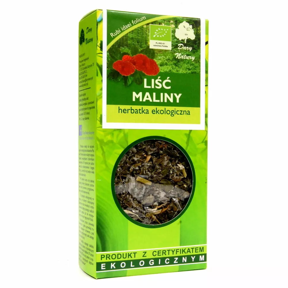 DARY NATURY Liść maliny ekologicznej (25g) - BIO