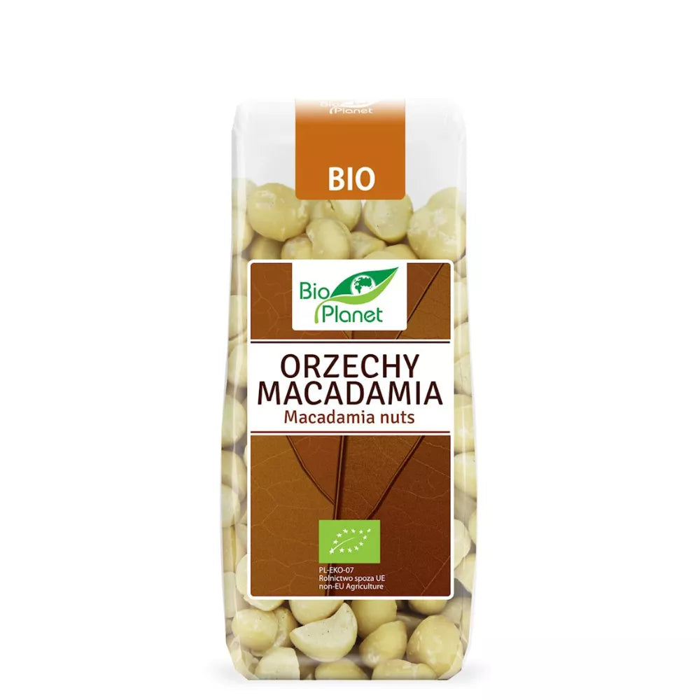 BIO PLANET Orzechy macadamia ekologiczne (200g) - BIO