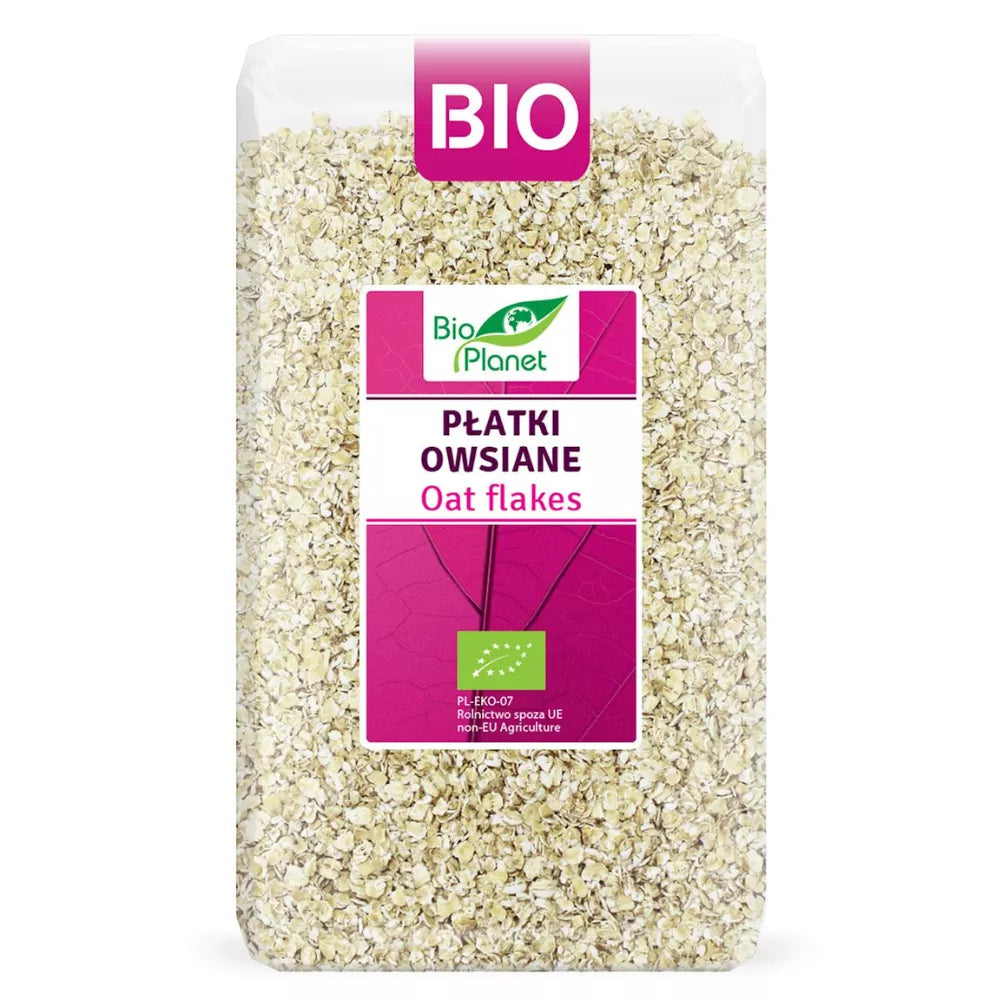 BIO PLANET Płatki owsiane górskie, ekologiczne (600g) - BIO