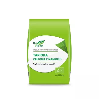 BIO PLANET Tapioka (skrobia z manioku) ekologiczna, bezglutenowa (400g) - BIO