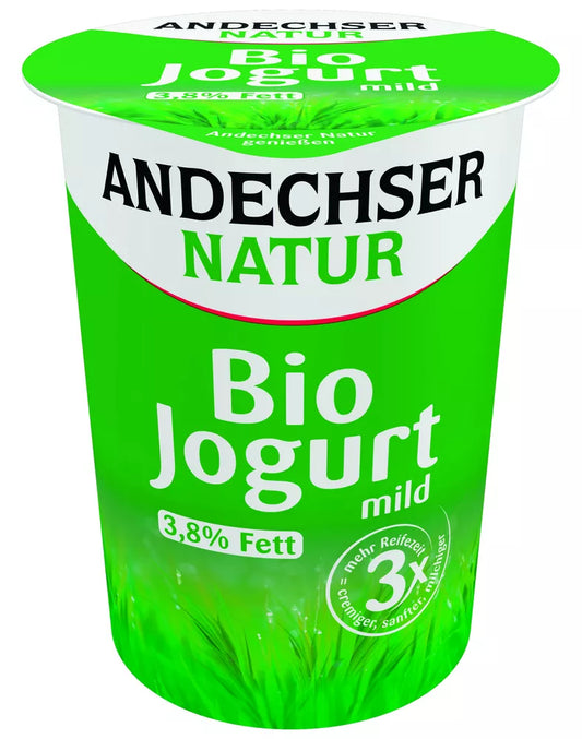 *ANDECHSER Jogurt naturalny 3,8% tłuszczu (500 g) - BIO