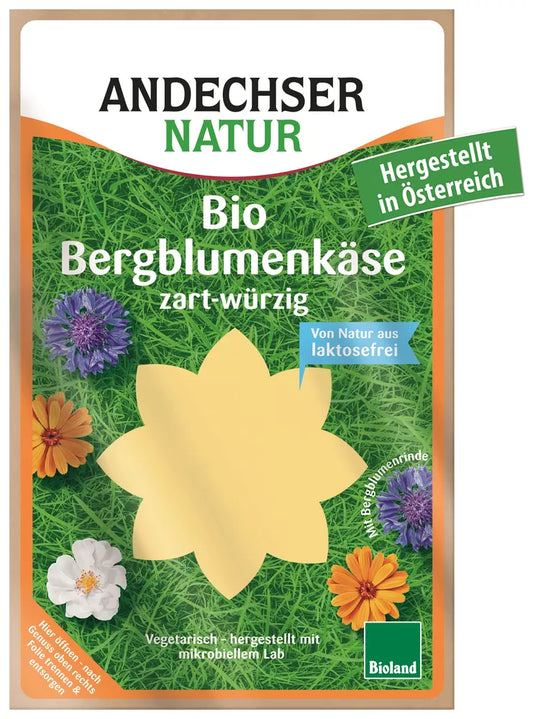 *ANDECHSER Ser kozi w plastrach 48% tłuszczu, BEZ laktozy (100g) - BIO